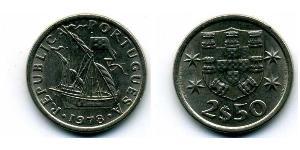 2,5 Escudo Estado Nuevo (Portugal) (1933 - 1974) Níquel/Cobre 