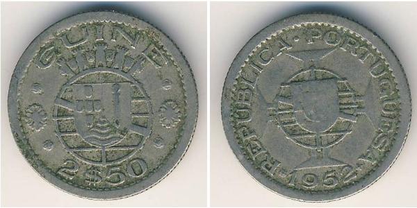 2,5 Escudo Guinea Portuguesa (1474-1974) Níquel/Cobre 