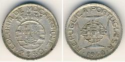 2,5 Escudo Mozambique Plata 