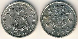 2,5 Escudo Portogallo (1975 - ) Rame/Nichel 