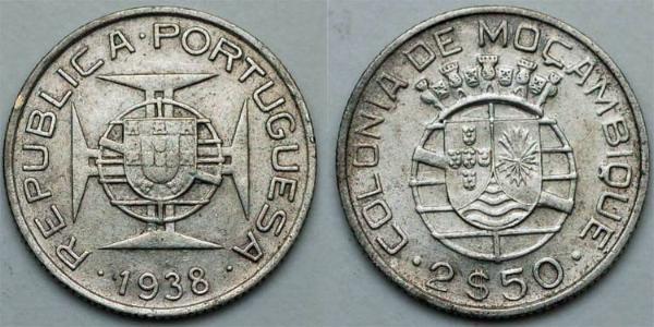 2.5 Escudo Mosambik  