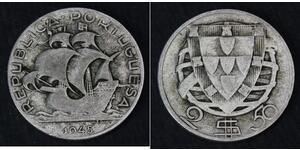 2,5 Escudo Portugal / Portuguese Republic - Ditadura Nacional (1926 - 1933)  