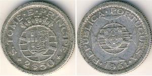 2,5 Escudo 圣多美和普林西比 銀 