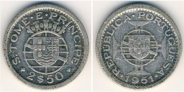 2,5 Escudo 圣多美和普林西比 銀 