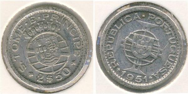 2,5 Escudo 圣多美和普林西比 銅/镍 