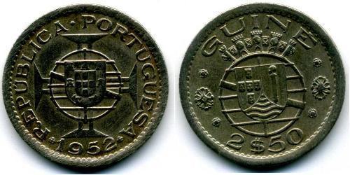 2,5 Escudo 葡屬幾內亞 (1474 - 1974) 銅/镍 