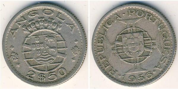 2,5 Escudo 葡屬西非 (1575 - 1975) 銅/镍 