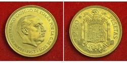 2.5 Peseta Spanien Bronze/Aluminium Francisco Franco(1892 – 1975)