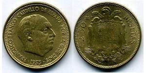 2.5 Peseta 西班牙 青铜/铝 弗朗西斯科·佛朗哥 (1892 – 1975)