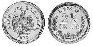 2.5 Peso Mexiko (1867 - ) Gold 