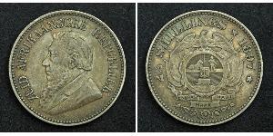 2.5 Shilling Afrique du Sud Argent Paul Kruger (1825 - 1904)