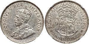 2.5 Shilling Afrique du Sud Argent George V (1865-1936)