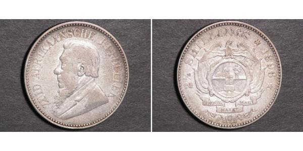 2.5 Shilling Afrique du Sud Argent Paul Kruger (1825 - 1904)