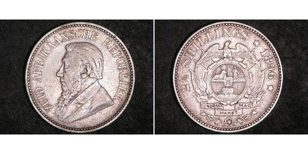 2.5 Shilling Afrique du Sud Argent Paul Kruger (1825 - 1904)