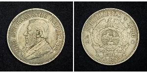 2.5 Shilling Sudafrica Argento Paul Kruger (1825 - 1904)