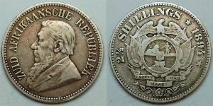 2.5 Shilling Sudafrica Argento Paul Kruger (1825 - 1904)