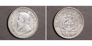 2.5 Shilling Sudafrica Argento Paul Kruger (1825 - 1904)