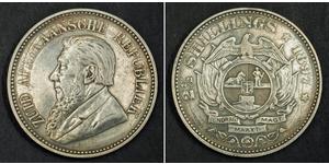 2.5 Shilling Sudafrica Argento Paul Kruger (1825 - 1904)