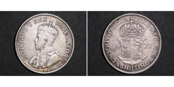 2.5 Shilling Sudafrica Argento Giorgio V (1865-1936)