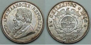 2.5 Shilling Südafrika Silber Paul Kruger (1825 - 1904)