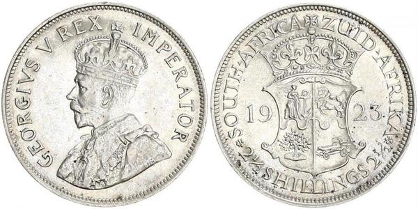 2.5 Shilling Südafrika Silber George V (1865-1936)