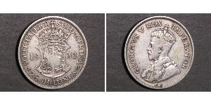 2.5 Shilling South Africa Silver George V of the United Kingdom (1865-1936)