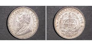 2.5 Shilling South Africa Silver Paul Kruger (1825 - 1904)