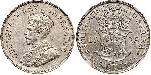 2.5 Shilling South Africa Silver George V of the United Kingdom (1865-1936)