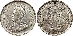 2.5 Shilling South Africa Silver George V of the United Kingdom (1865-1936)