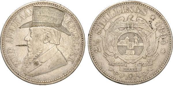 2.5 Shilling South Africa 銀 