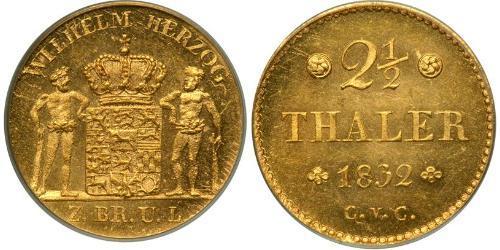 2.5 Thaler States of Germany Or 