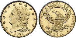 2.5 Долар США (1776 - ) Золото 