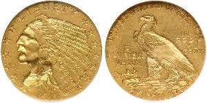 2.5 Долар США (1776 - ) Золото 