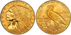 2.5 Долар США (1776 - ) Золото 
