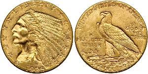 2.5 Долар США (1776 - ) Золото 