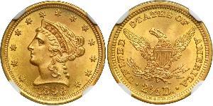2.5 Долар США (1776 - ) Золото 