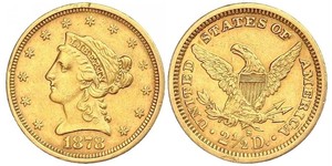 2.5 Долар США (1776 - ) Золото 