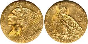 2.5 Долар США (1776 - ) Золото 