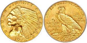 2.5 Долар США (1776 - ) Золото 