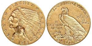 2.5 Долар США (1776 - ) Золото 