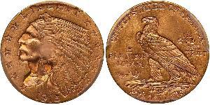2.5 Долар США (1776 - ) Золото 