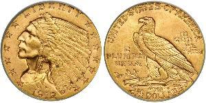 2.5 Долар США (1776 - ) Золото 