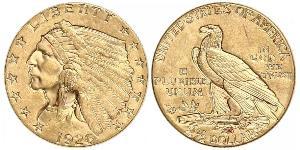 2.5 Долар США (1776 - ) Золото 