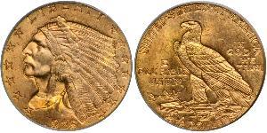 2.5 Долар США (1776 - ) Золото 