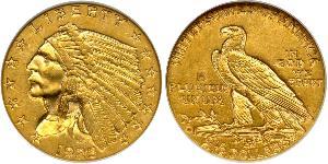 2.5 Долар США (1776 - ) Золото 