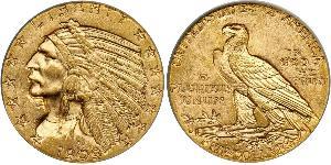 2.5 Долар США (1776 - ) Золото 