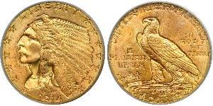2.5 Долар США (1776 - ) Золото 