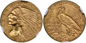 2.5 Долар США (1776 - ) Золото 