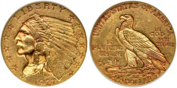 2.5 Долар США (1776 - ) Золото 