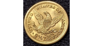 2.5 Доллар США (1776 - ) Золото 